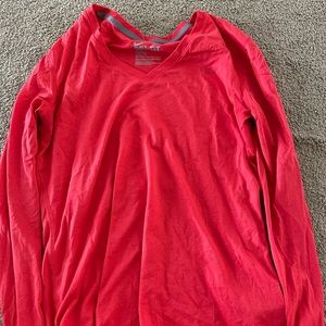 Nike Long Sleeve Red Shirt Size Large